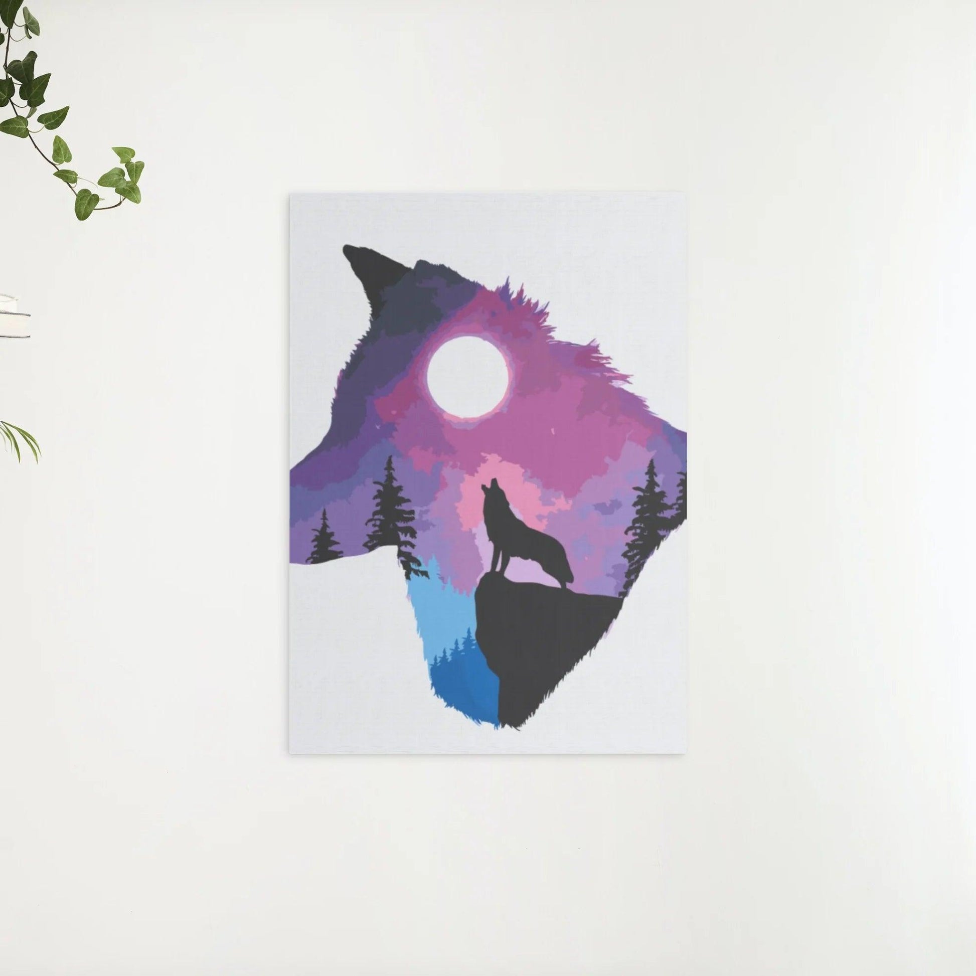 Diamantmalerei - Heulender Wolf - SEOS®