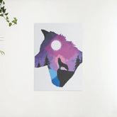Diamantmalerei - Heulender Wolf - SEOS®