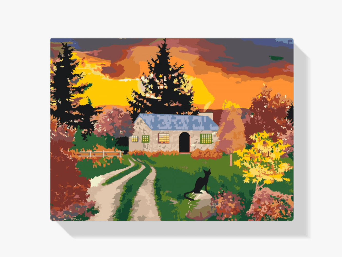 Diamantmalerei - Haus in der Natur - SEOS Shop ®