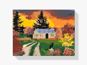 Diamantmalerei - Haus in der Natur - SEOS Shop ®