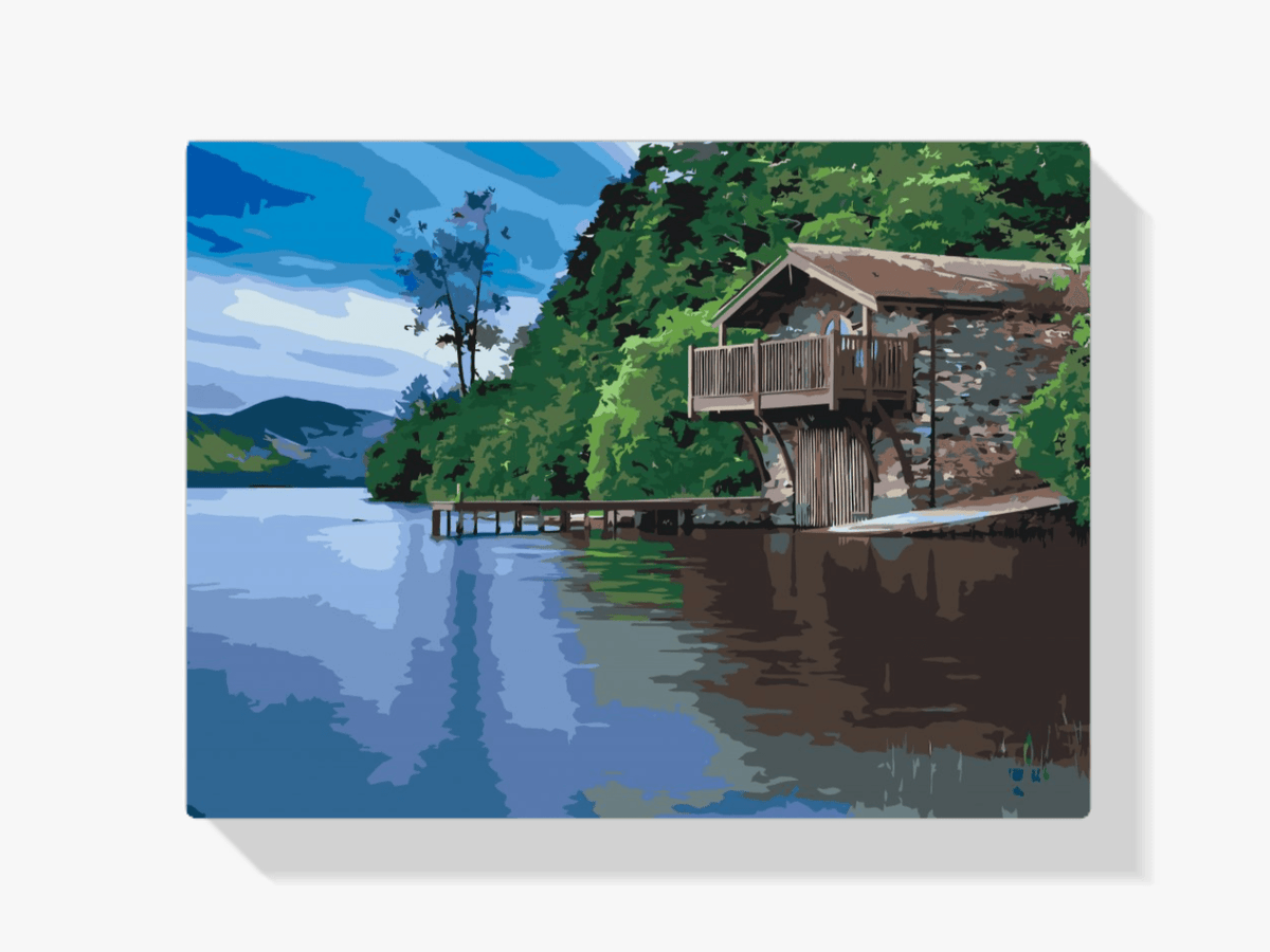 Diamantmalerei - Haus am See - SEOS Shop ®