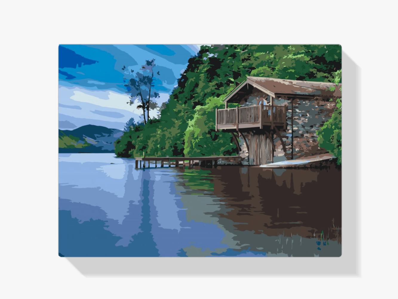 Diamantmalerei - Haus am See - SEOS Shop ®