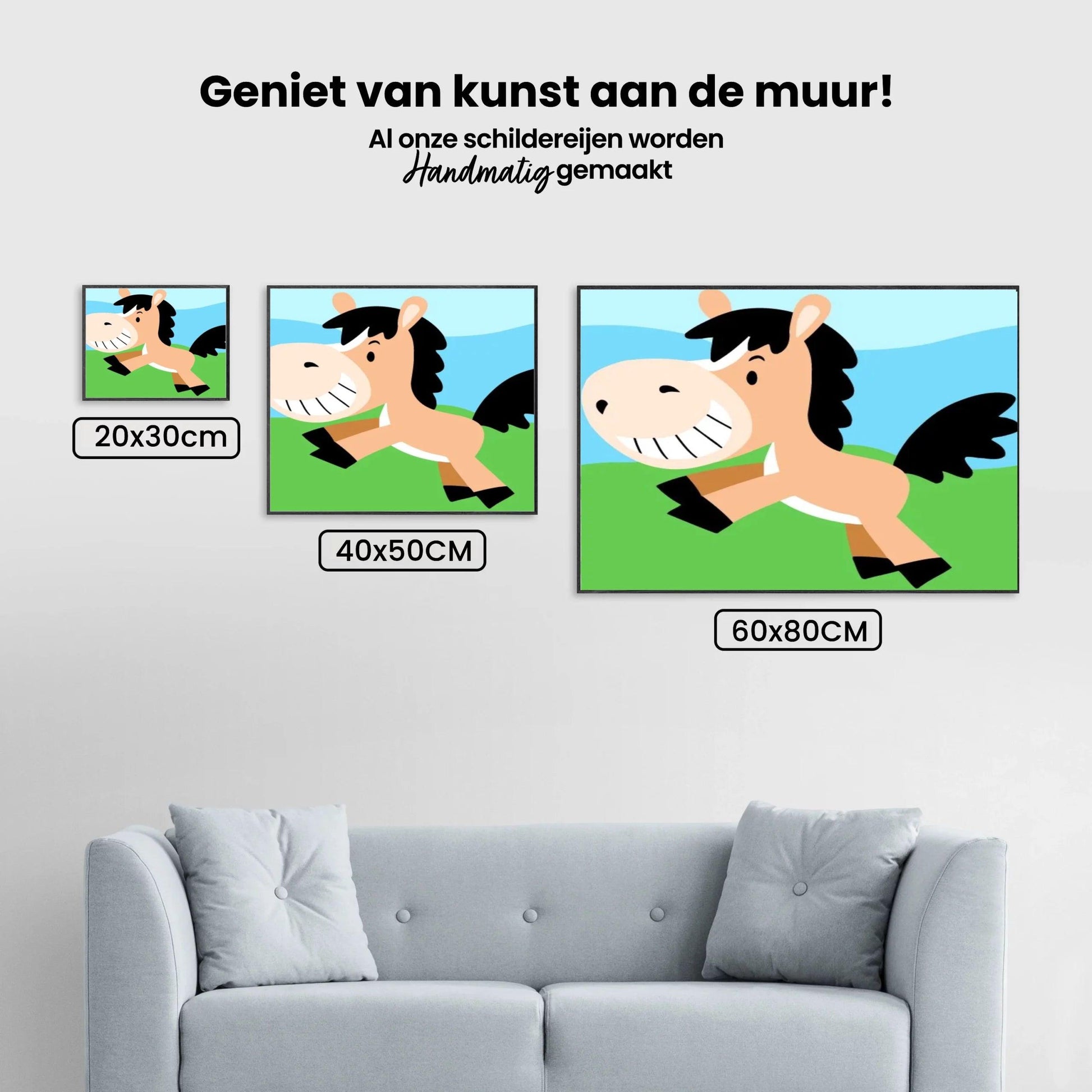 Diamond Painting - Hüpfendes Pferd - SEOS®