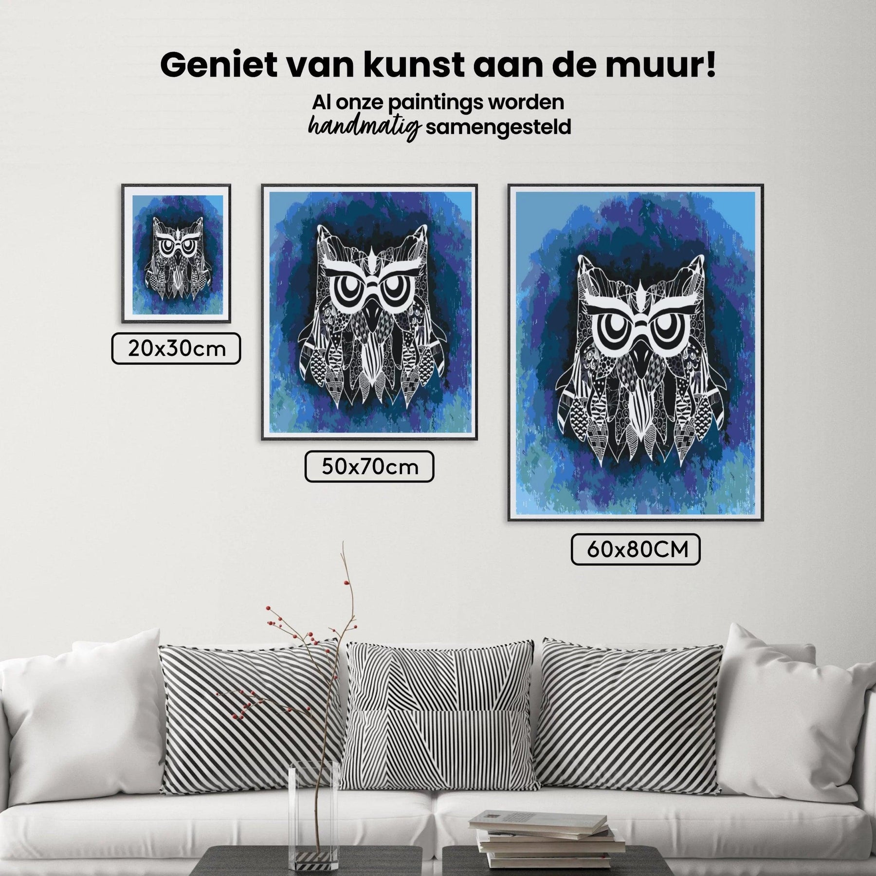 Diamantmalerei - Illustration einer Eule - SEOS