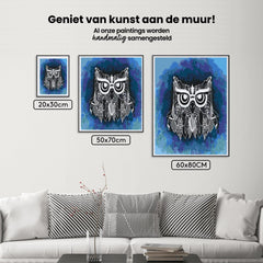 Diamantmalerei - Illustration einer Eule - SEOS
