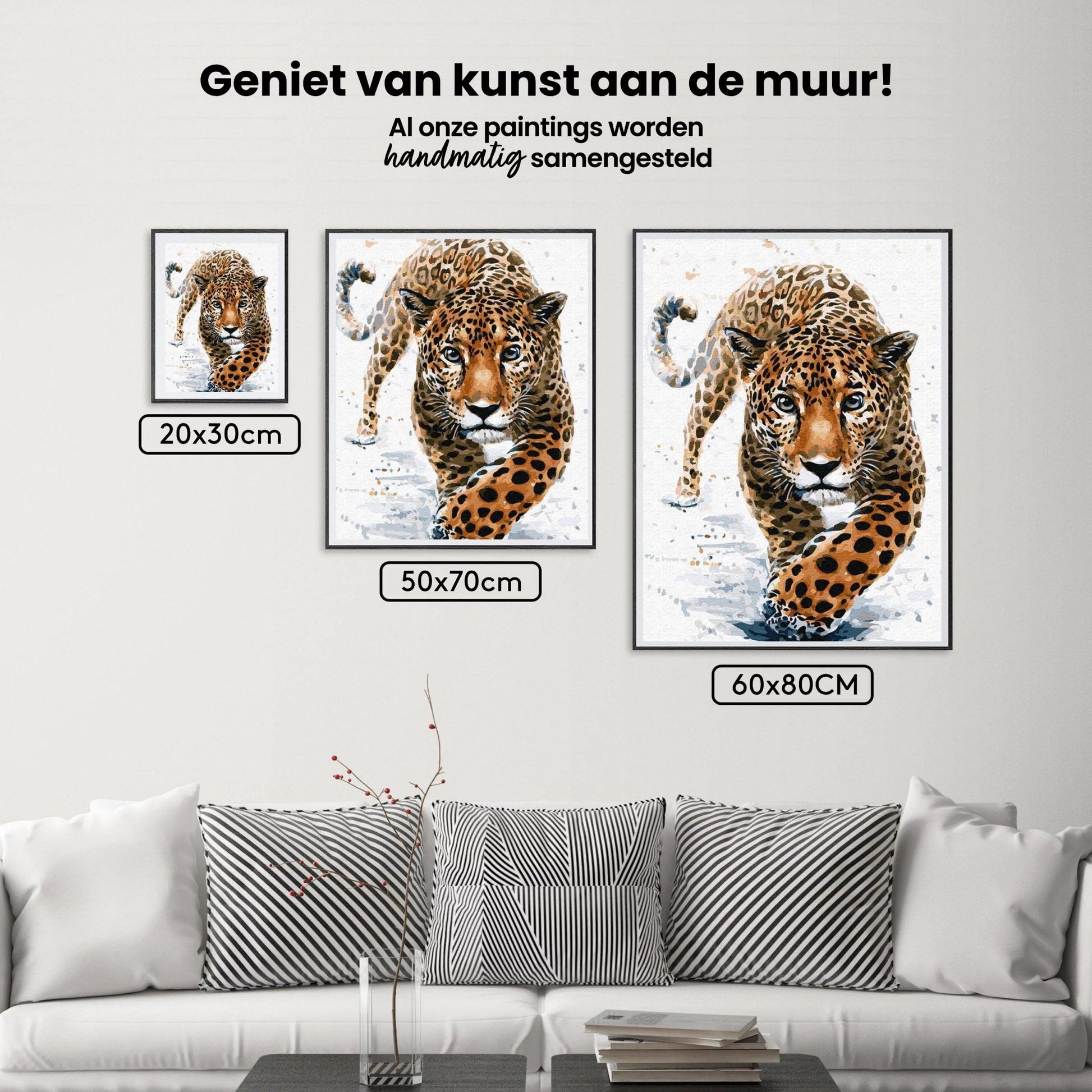 Diamantmalerei - Leopardenjagd - SEOS®