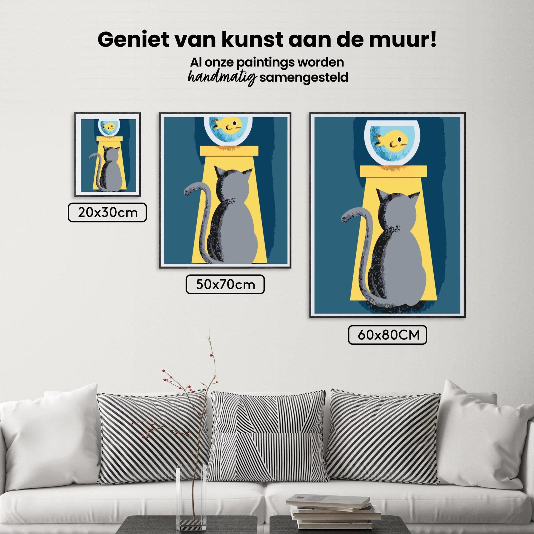 Diamantmalerei – Katze und Beute – SEOS®