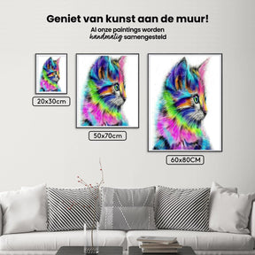 Diamond Painting - Katze in verschiedenen Farben - SEOS®