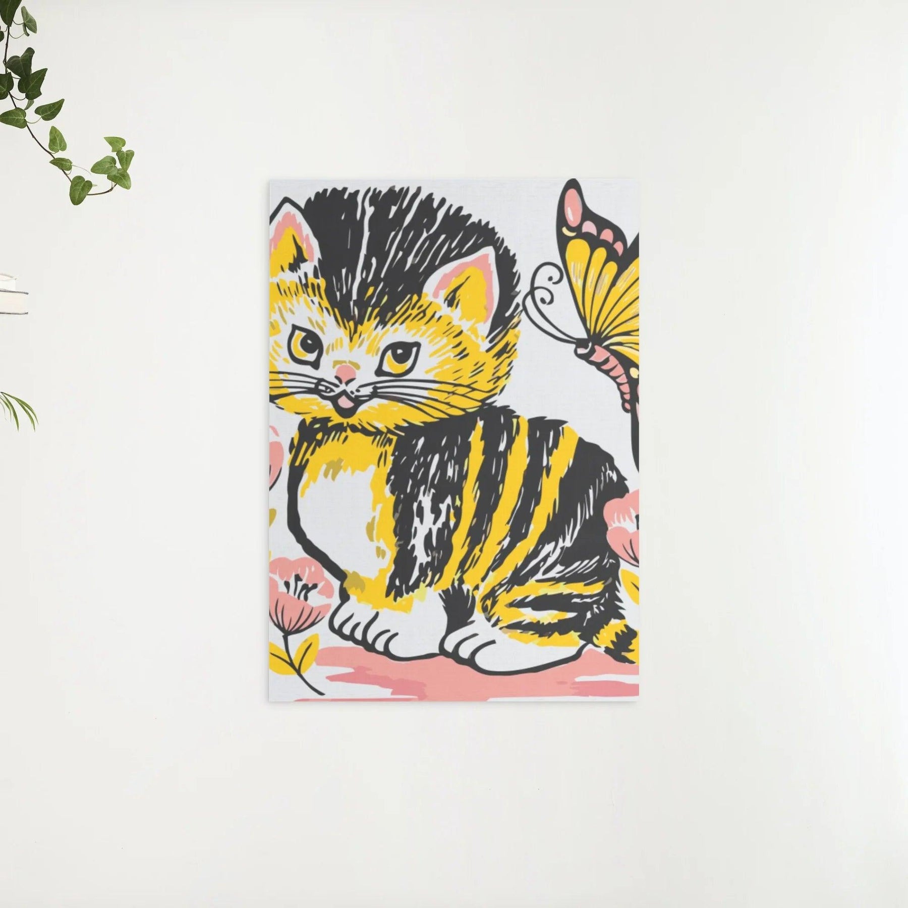 Diamond Painting - Katze mit Schmetterling - SEOS®