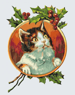 Diamantmalerei – Katze unter der Rebe – SEOS®