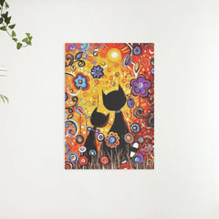 Diamond Painting - Kätzchen mit Blumen - SEOS®