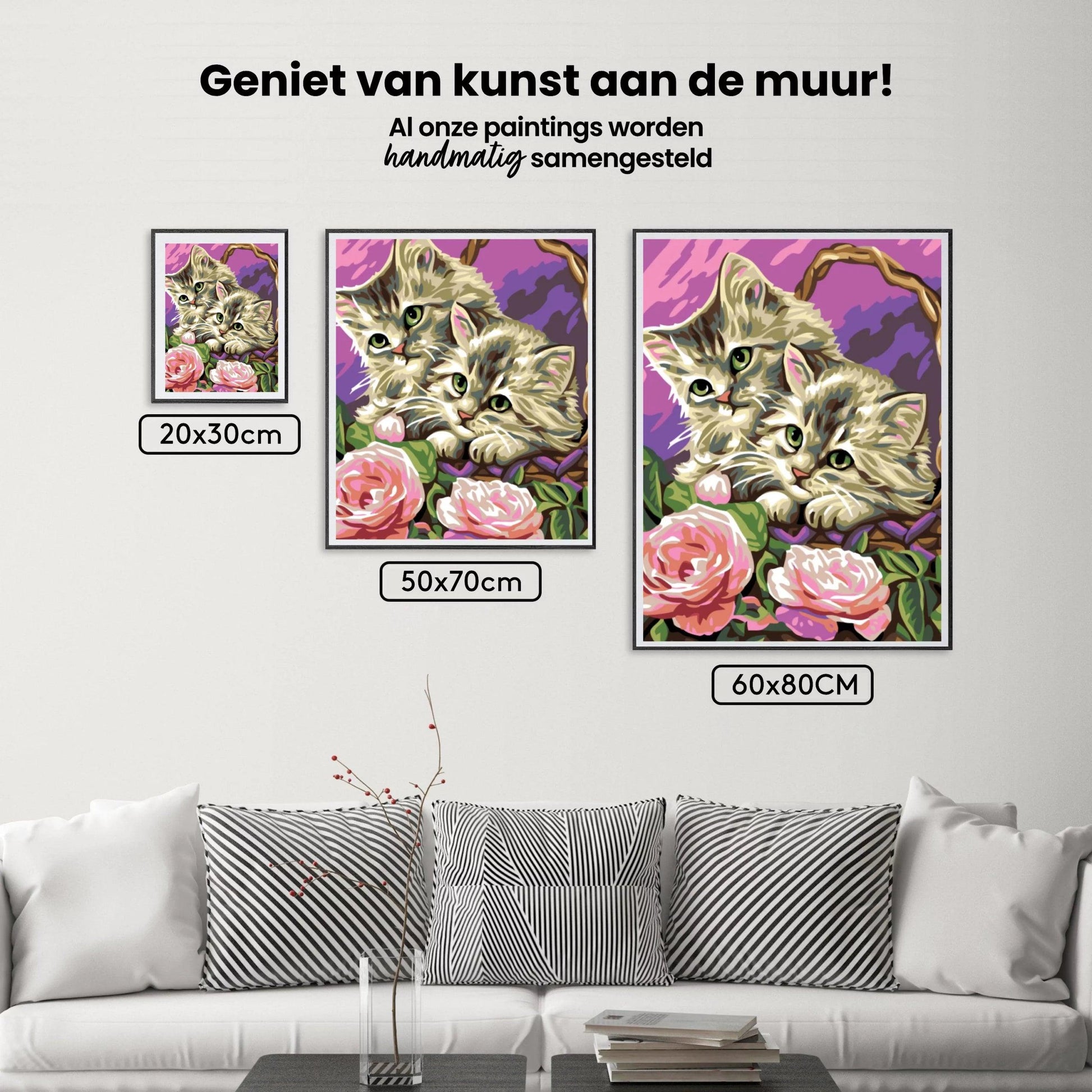 Diamond Painting - Kätzchen im Korb - SEOS®