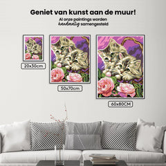 Diamond Painting - Kätzchen im Korb - SEOS®