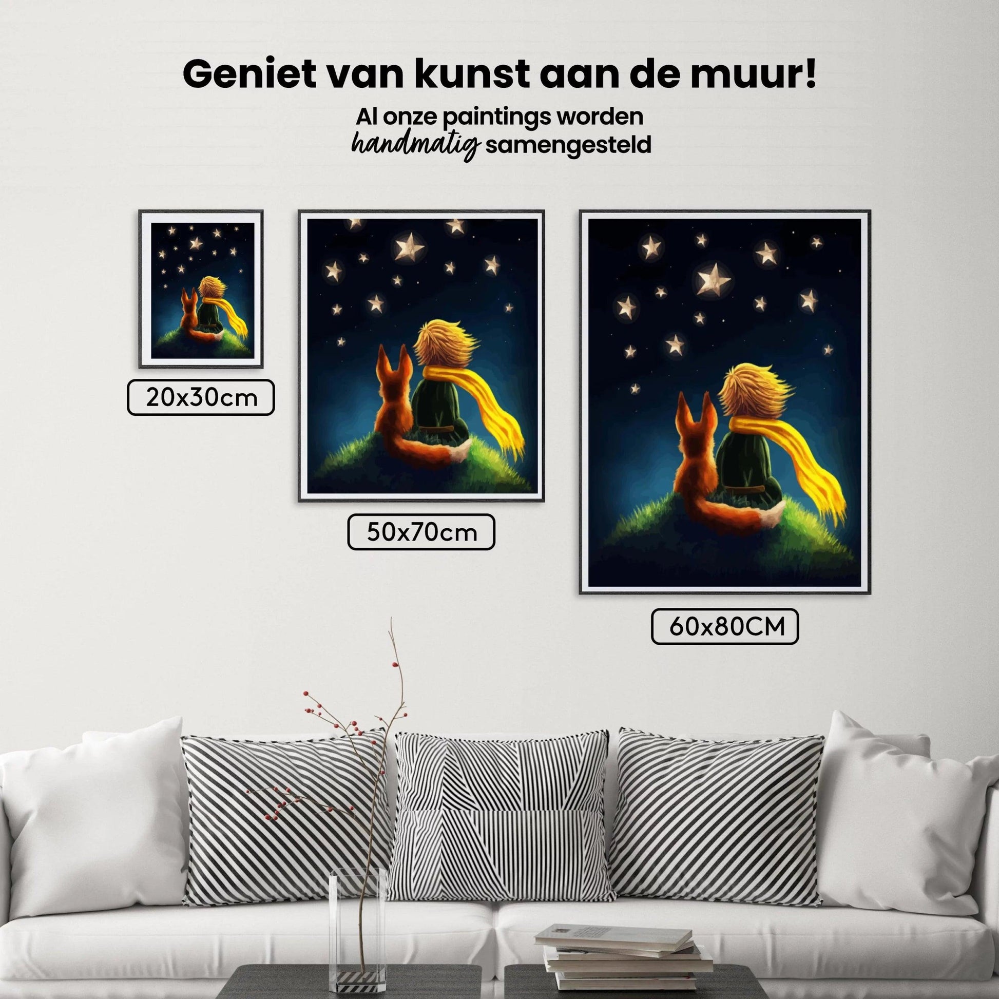 Diamantmalerei – Kleiner Junge und Fuchs – SEOS®