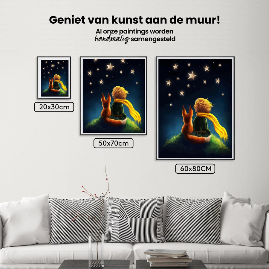 Diamantmalerei – Kleiner Junge und Fuchs – SEOS®