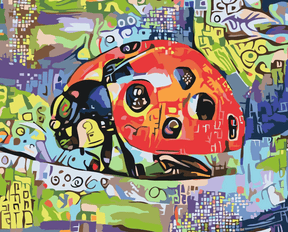 Diamantmalerei - Bunter Marienkäfer - SEOS®