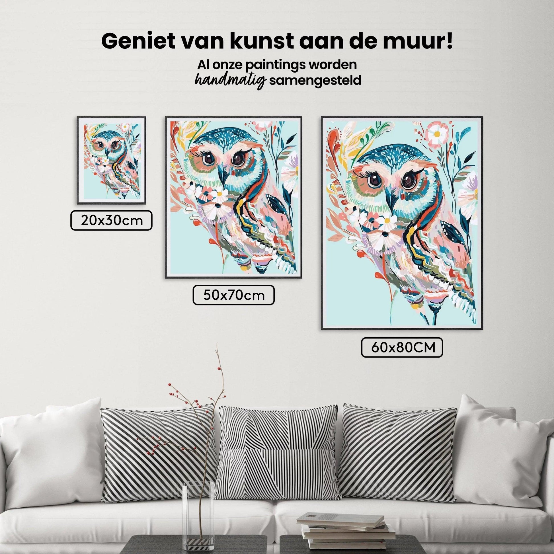 Diamantmalerei - Bunte Eule - SEOS®