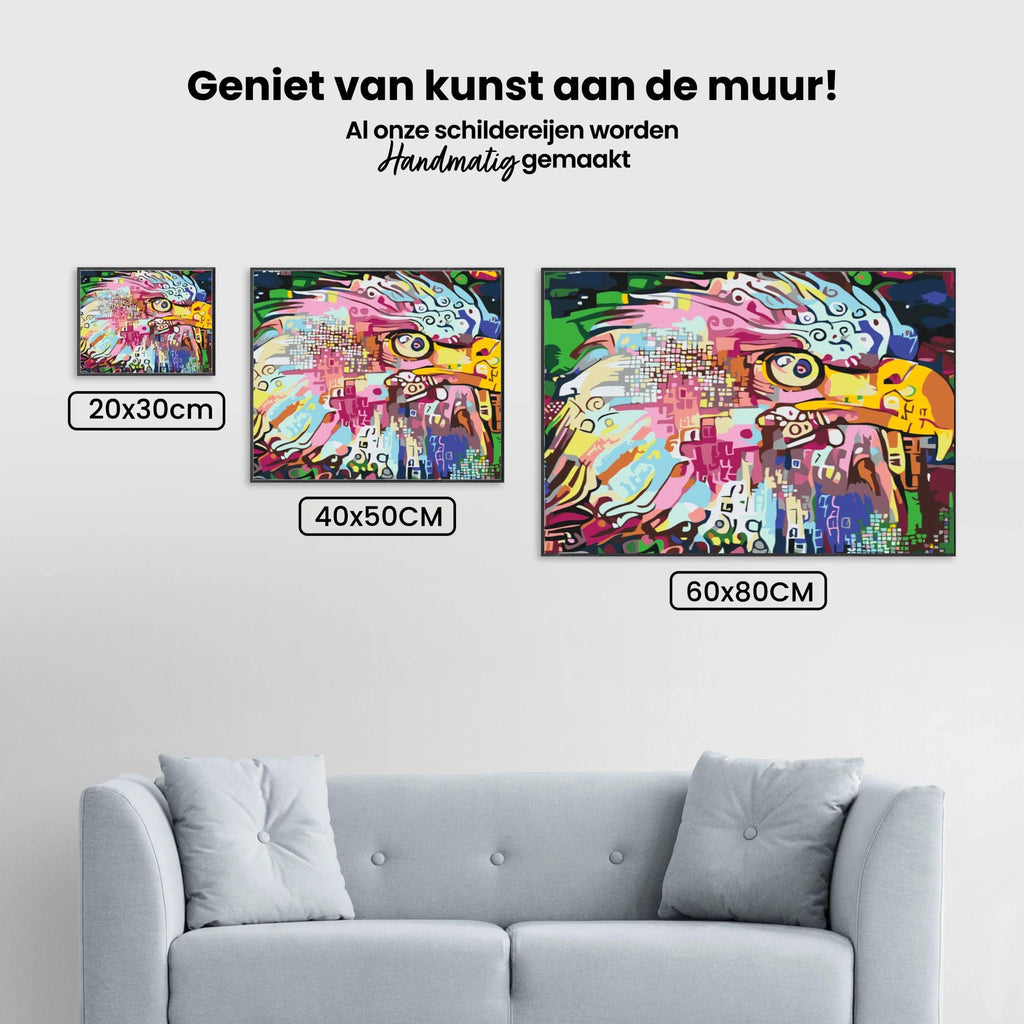 Diamantmalerei – Bunter Adler – SEOS®