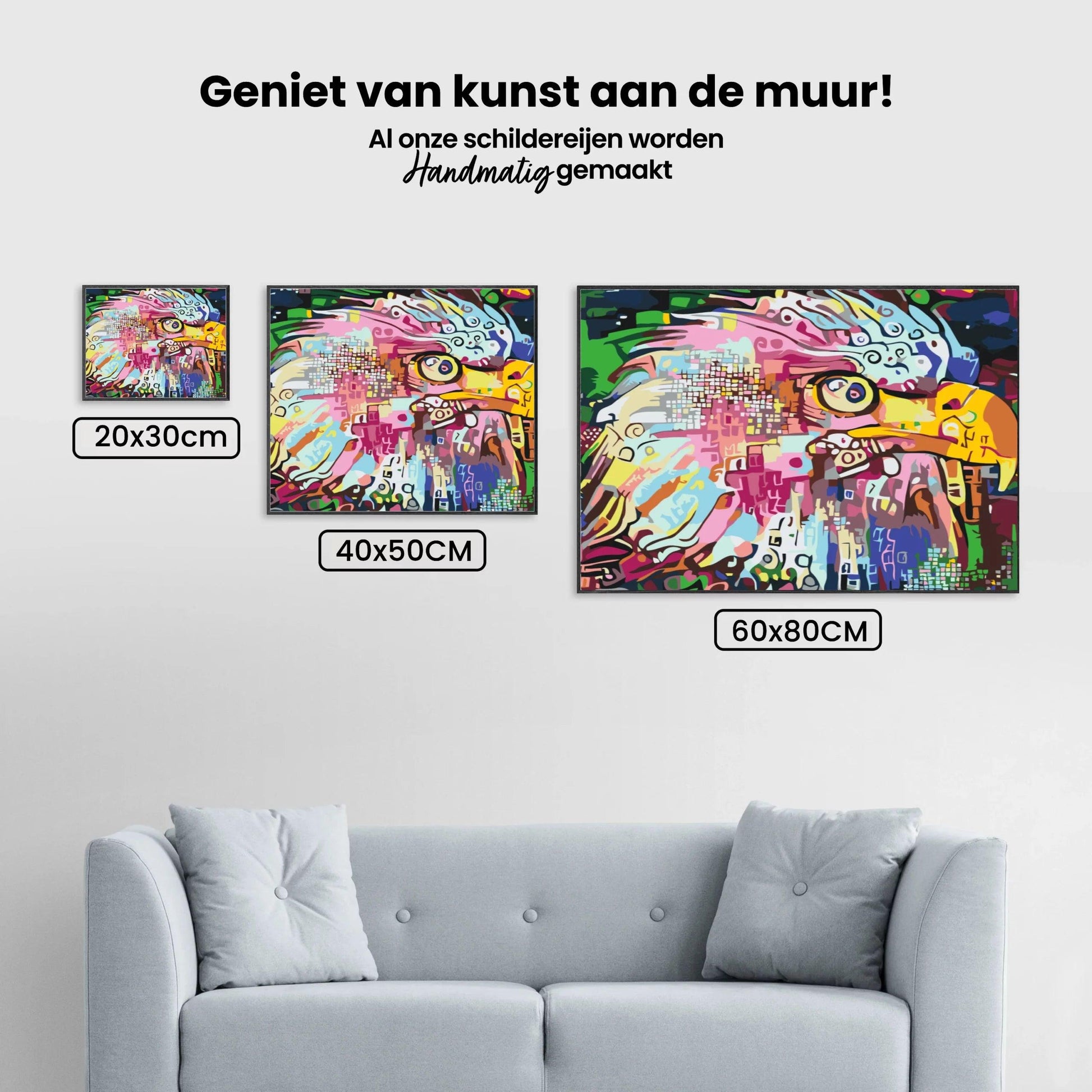 Diamantmalerei – Bunter Adler – SEOS®