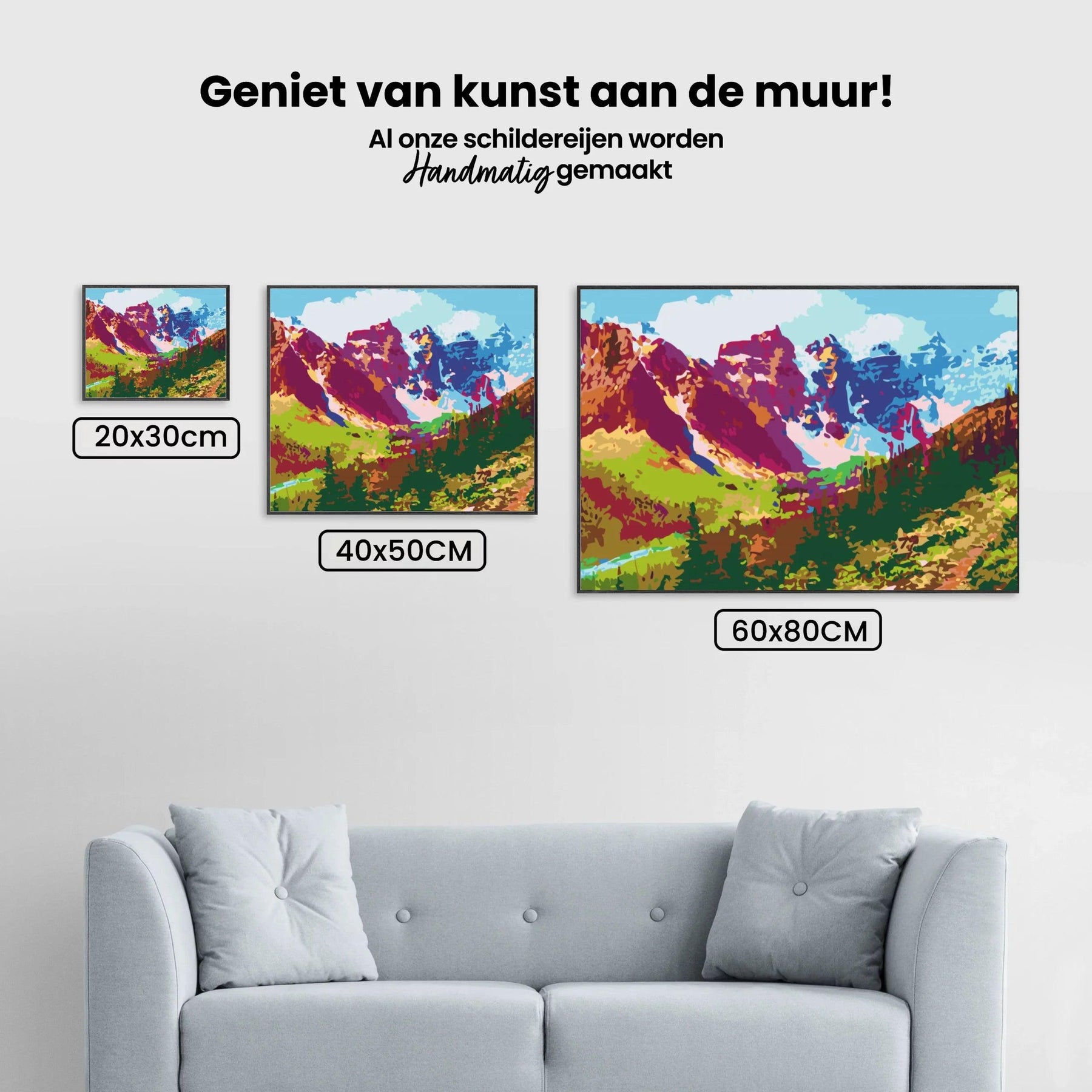Diamantmalerei - Bunte Berge - SEOS Shop ®