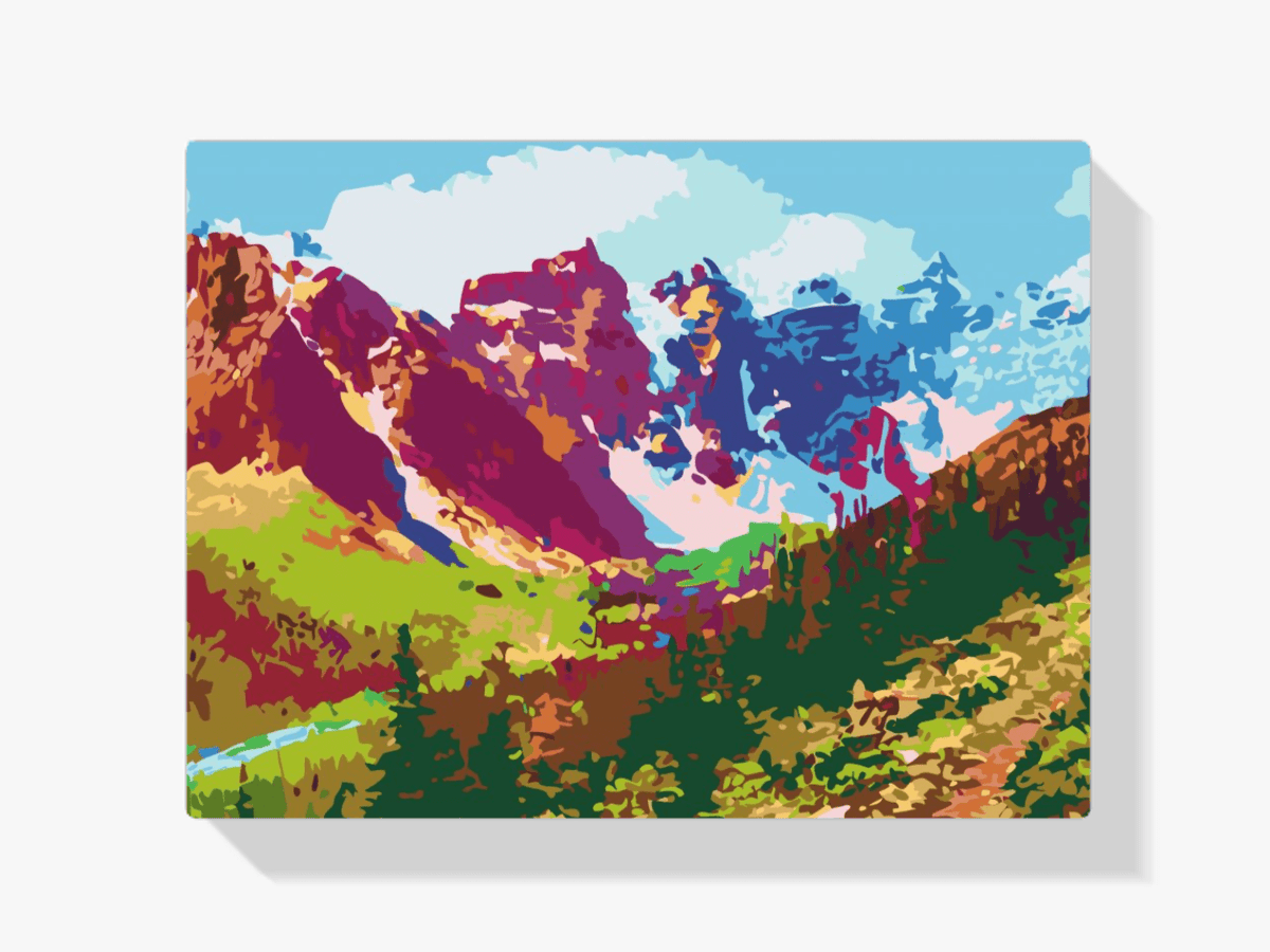 Diamantmalerei - Bunte Berge - SEOS Shop ®