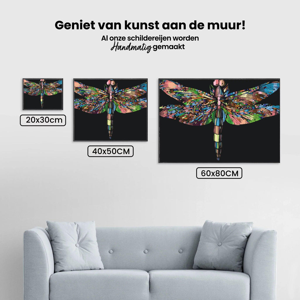 Diamantmalerei – Bunte Libelle – SEOS®