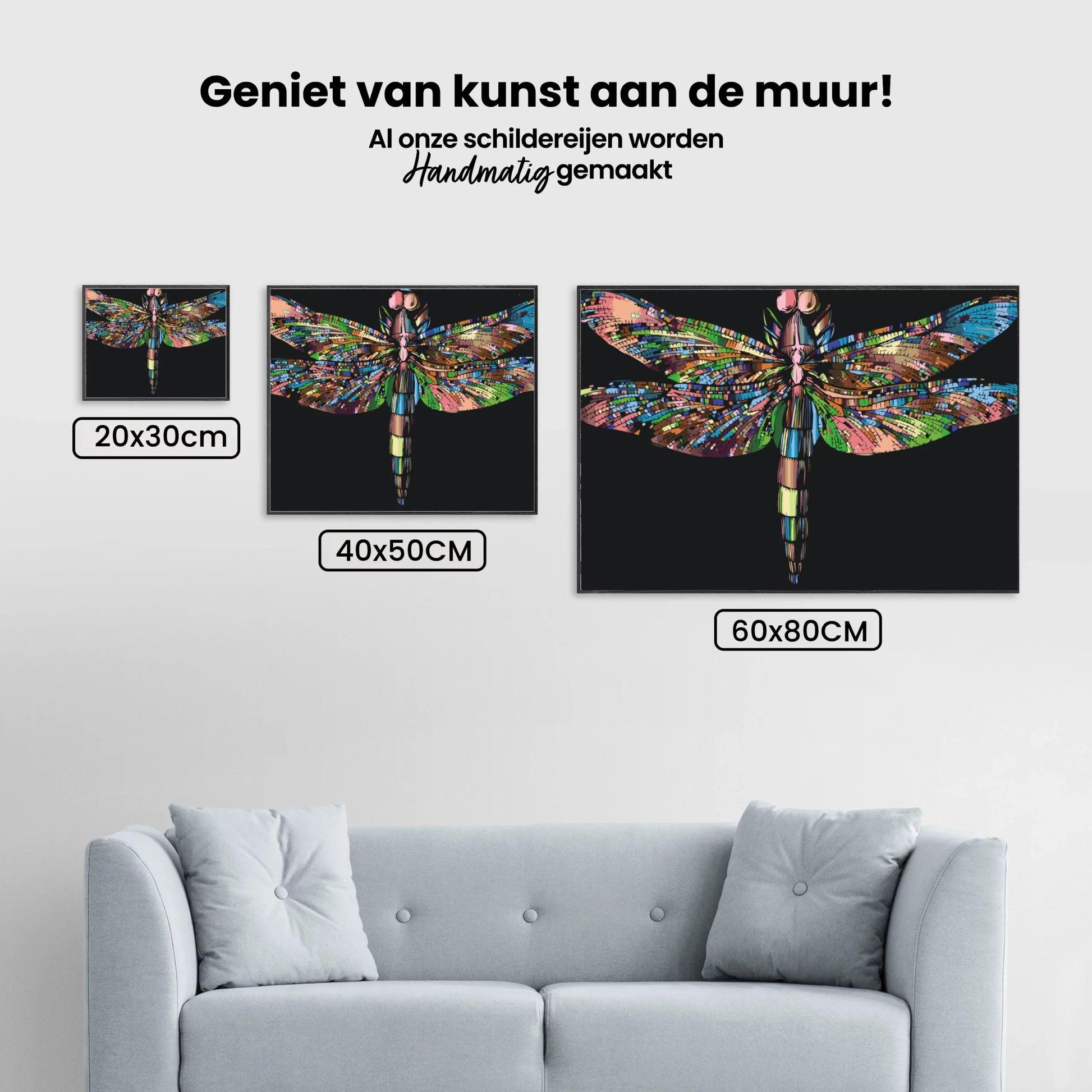 Diamantmalerei – Bunte Libelle – SEOS®