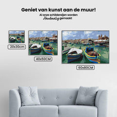 Diamantmalerei - Bunte Fischerboote - SEOS Shop ®