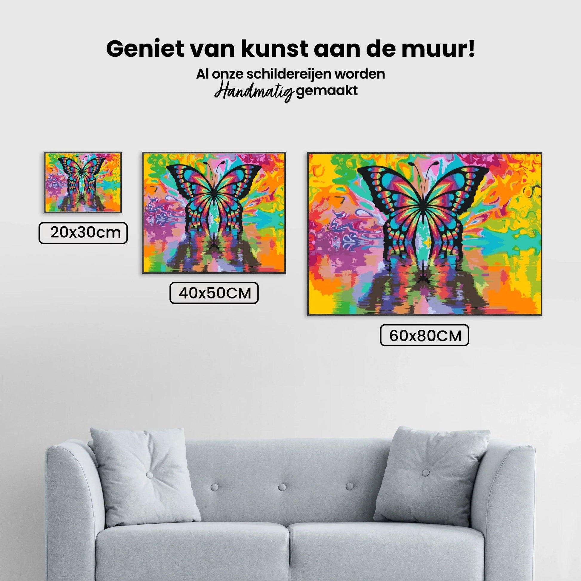 Diamantmalerei – Bunter Schmetterling – SEOS®