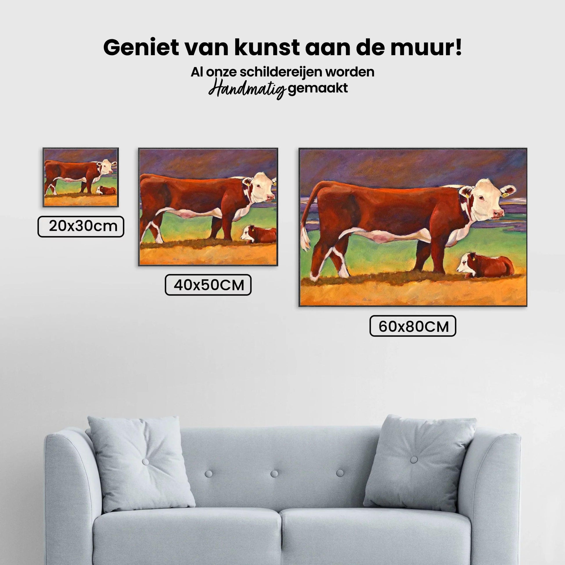 Diamantmalerei - Kuh und Kalb - SEOS Shop ®