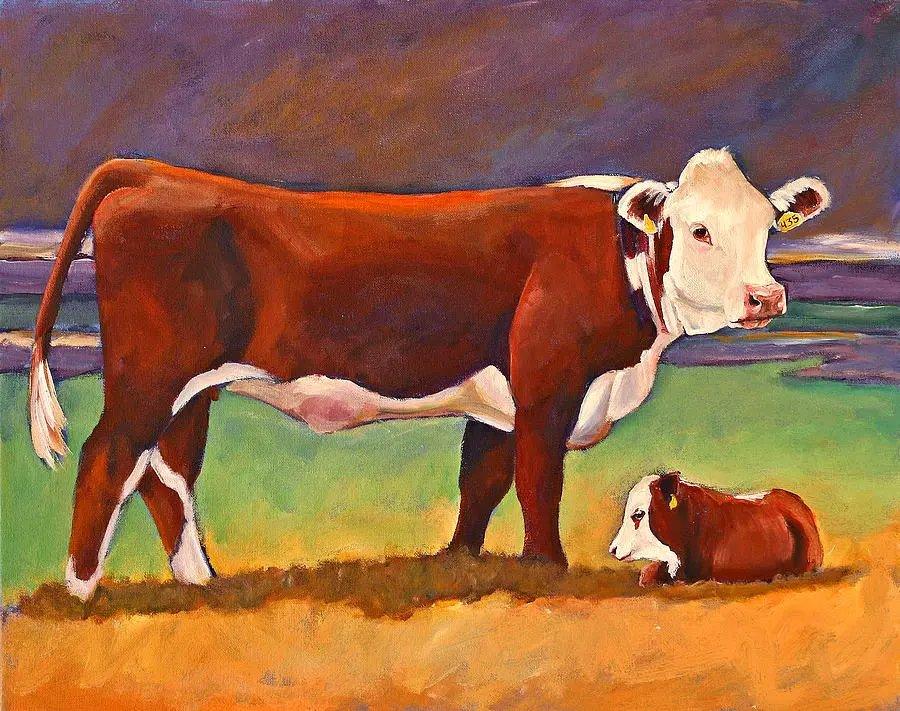 Diamantmalerei - Kuh und Kalb - SEOS Shop ®