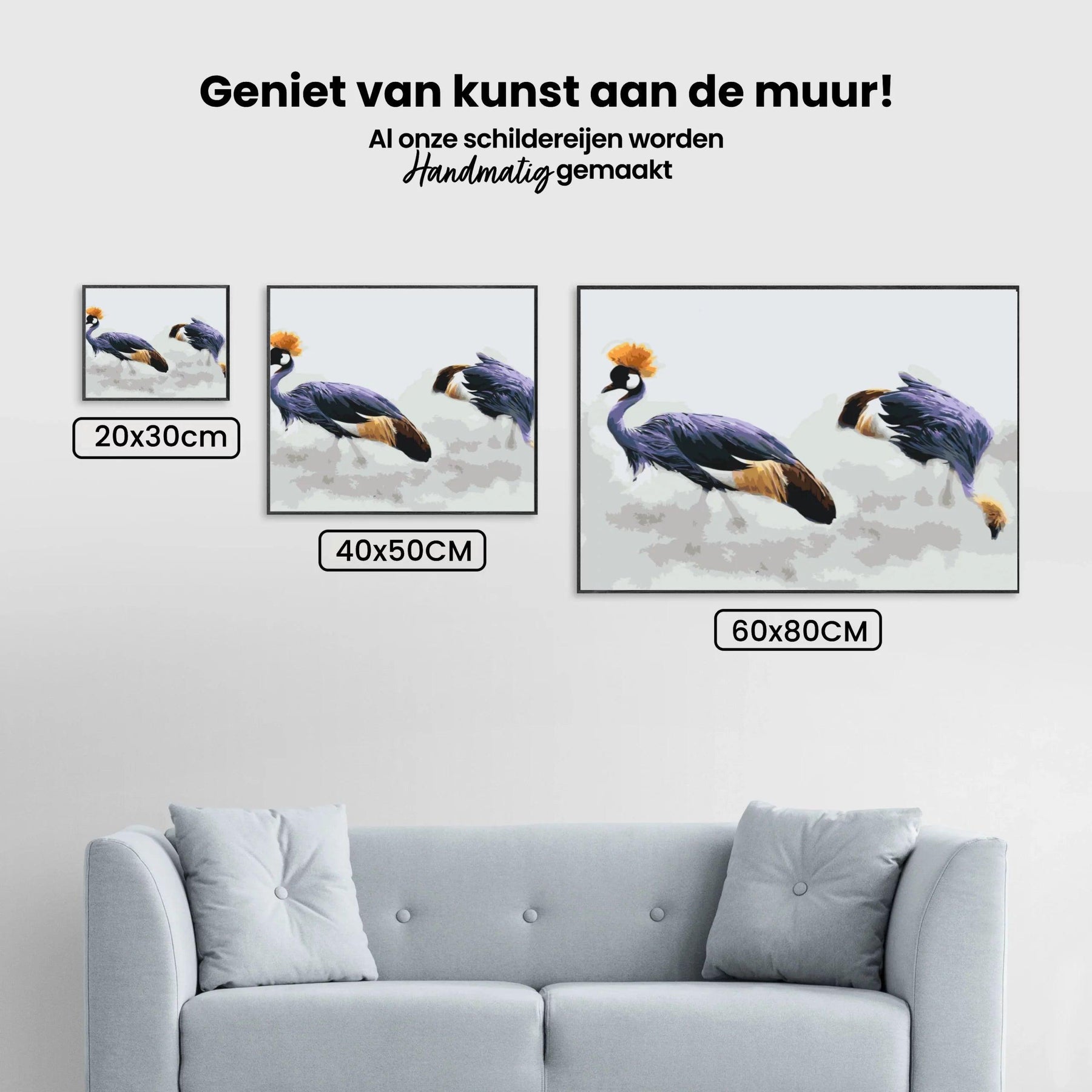 Diamantmalerei - Königskranich - SEOS®