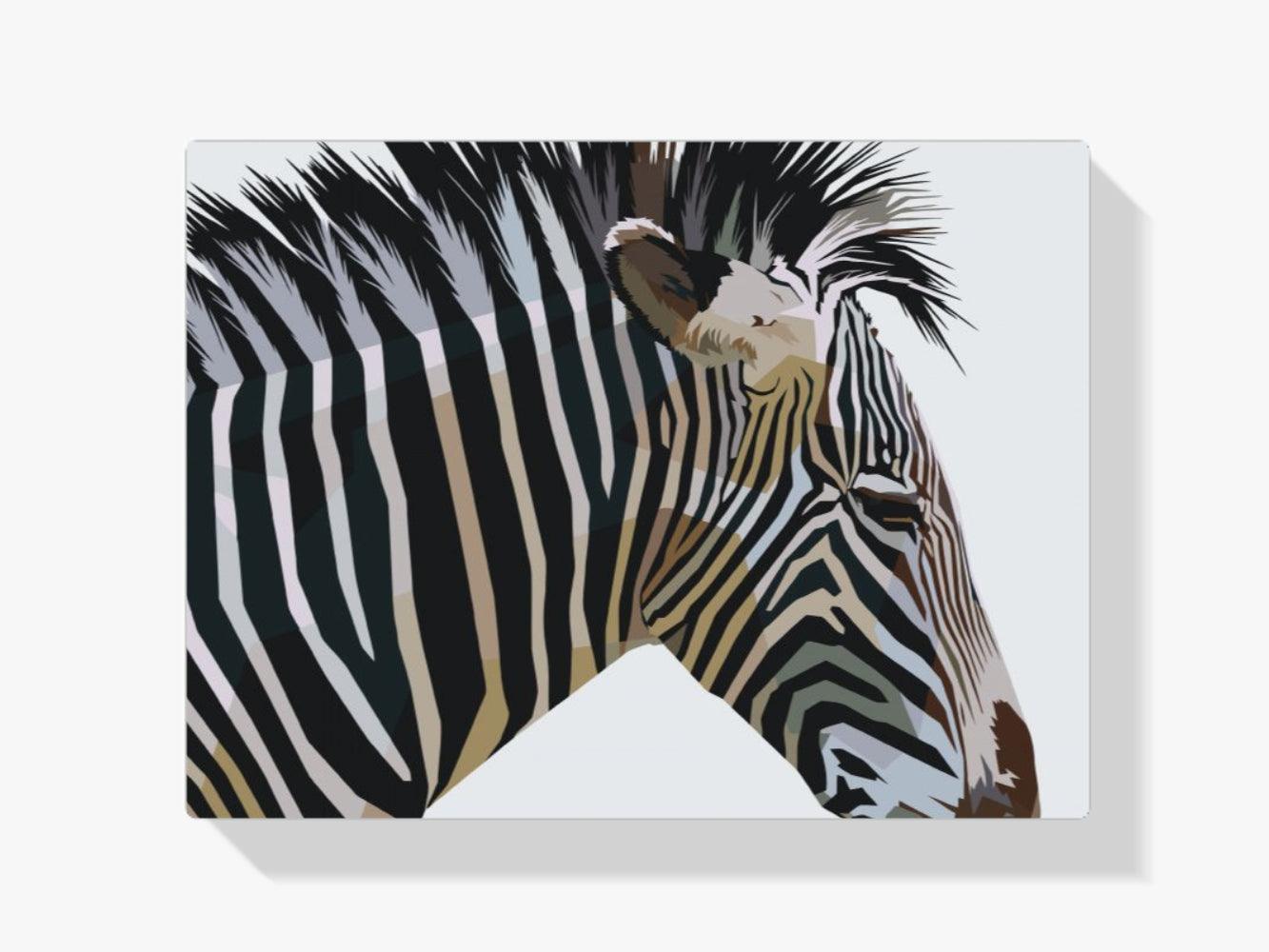 Diamantmalerei - Kubistisches Zebra - SEOS Shop ®