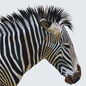 Diamantmalerei - Kubistisches Zebra - SEOS Shop ®