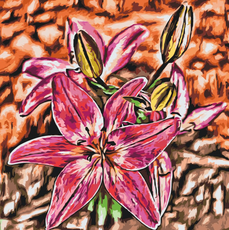 Diamantmalerei - Lilienblüte - SEOS Shop ®