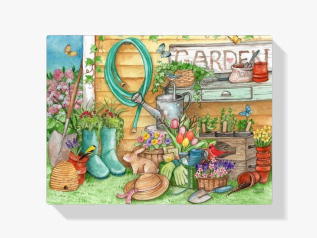 Diamantmalerei - Frühlingsgartenarbeit - SEOS Shop ®