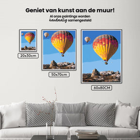 Diamond Painting - Heißluftballons in den Bergen - SEOS Shop ®