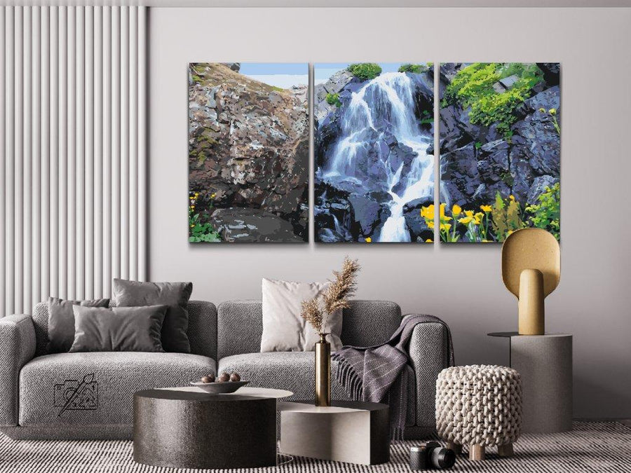 Diamantmalerei - Magischer Wasserfall (3er-Set) - SEOS Shop ®