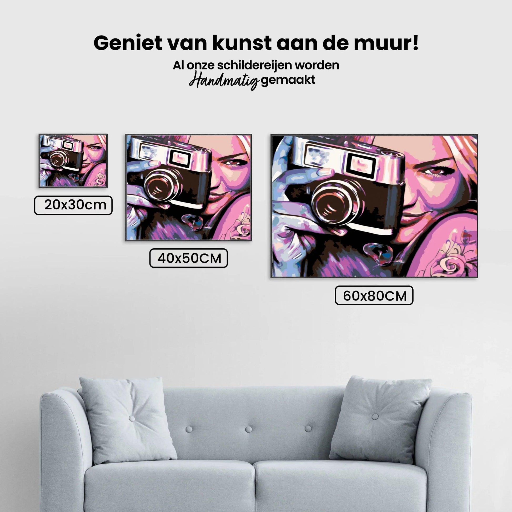 Diamantmalerei - Mädchen mit einer Kamera - SEOS Shop ®