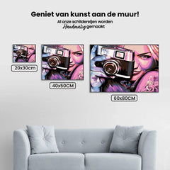 Diamantmalerei - Mädchen mit einer Kamera - SEOS Shop ®