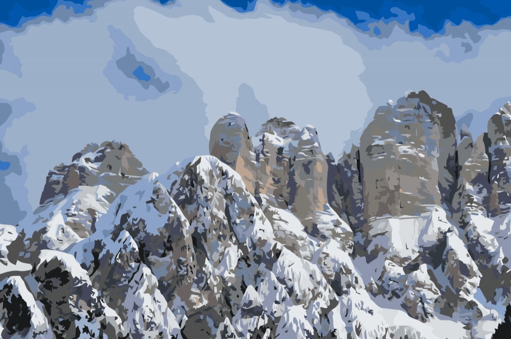 Diamond Painting - Monte Civetta, Dolomiten - SEOS Shop ®