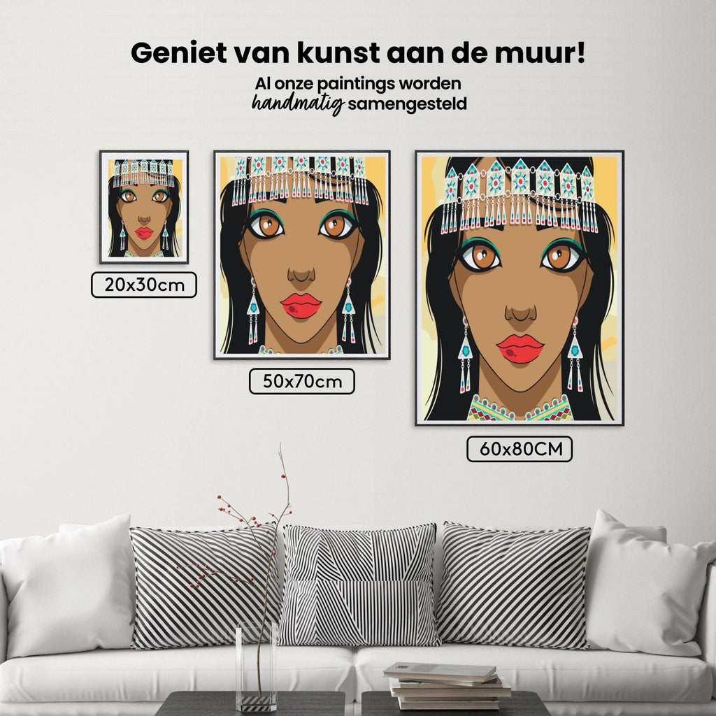Diamantmalerei - Schöne Indianerin - SEOS Shop ®