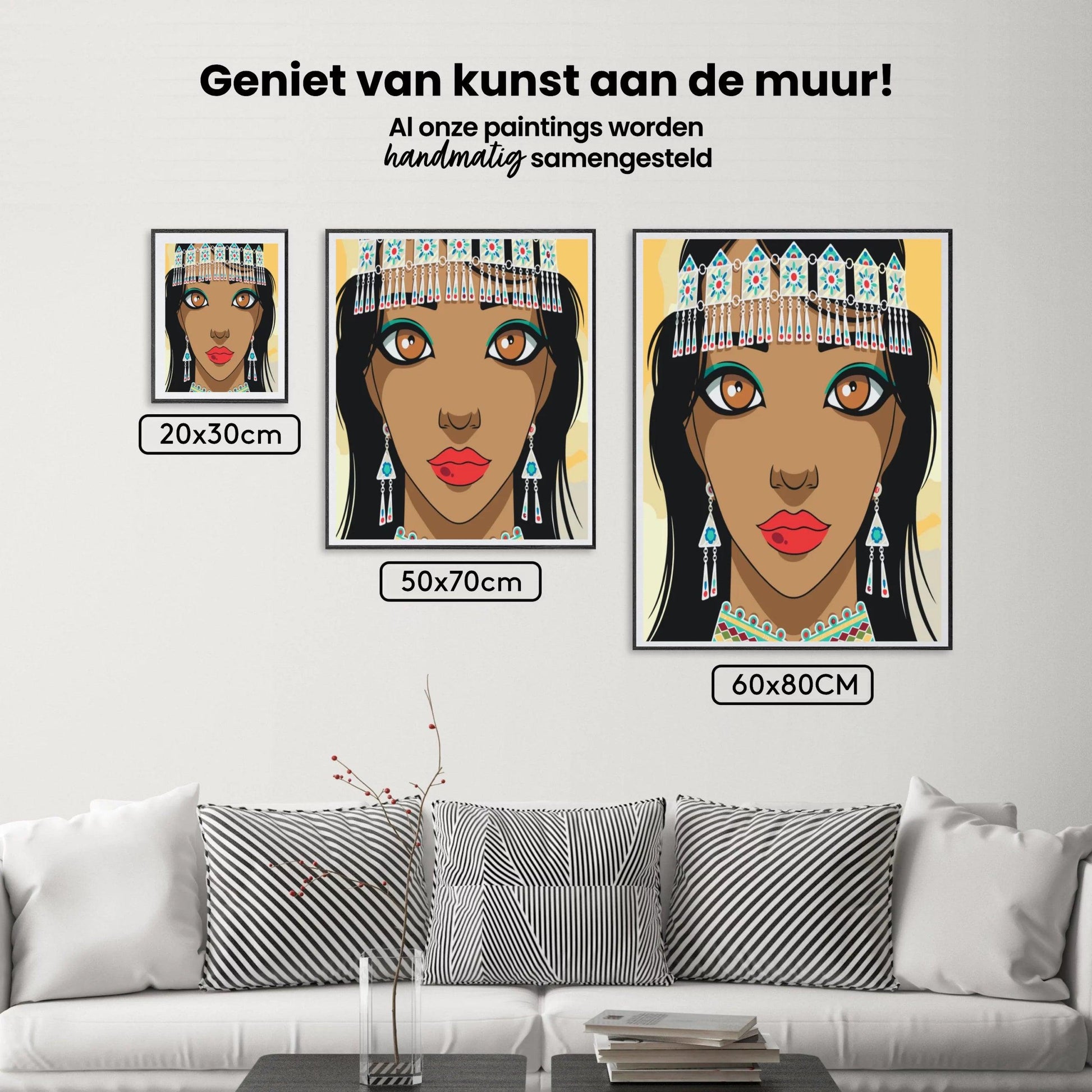 Diamantmalerei - Schöne Indianerin - SEOS Shop ®