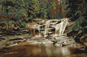 Diamantmalerei - Mumlava-Wasserfall - SEOS Shop ®