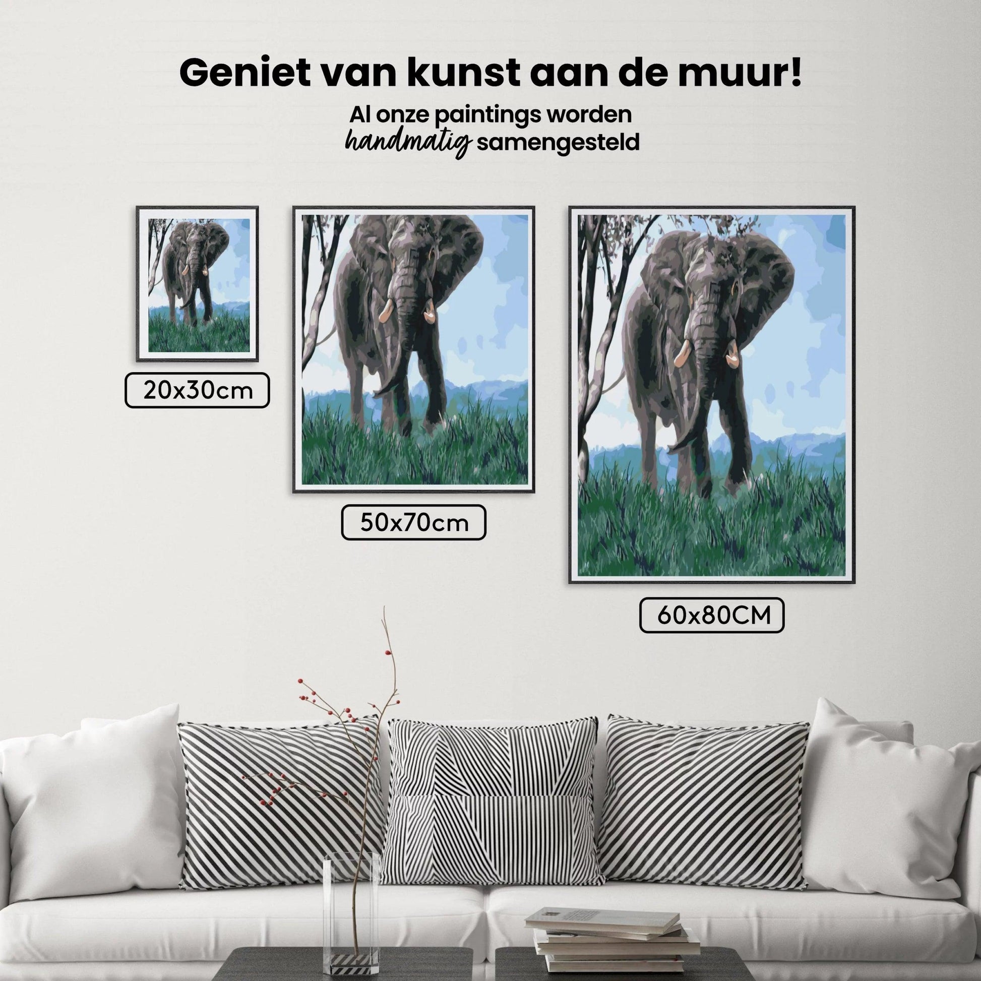 Diamantmalerei - Elefant in der Natur - SEOS®