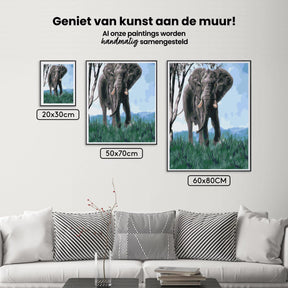 Diamantmalerei - Elefant in der Natur - SEOS®