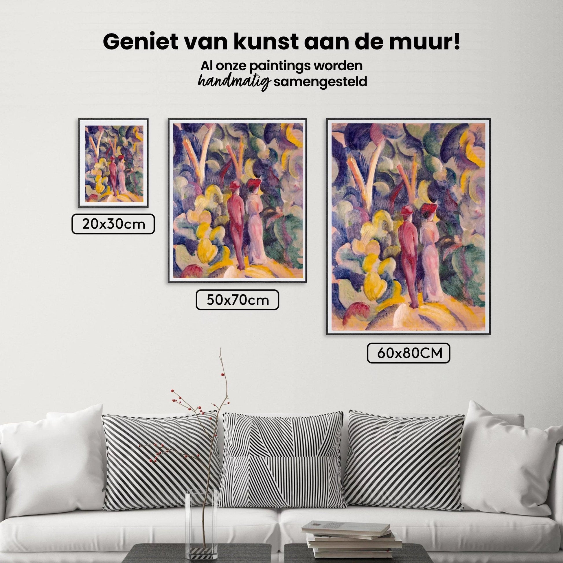 Diamond Painting - Paar auf dem Waldweg - SEOS Shop ®