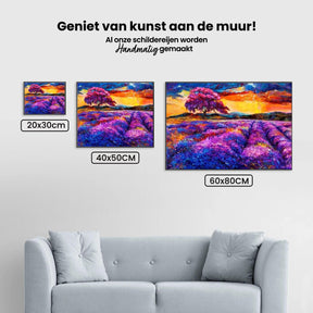 Diamantmalerei - Lila Sonnenuntergang - SEOS Shop ®