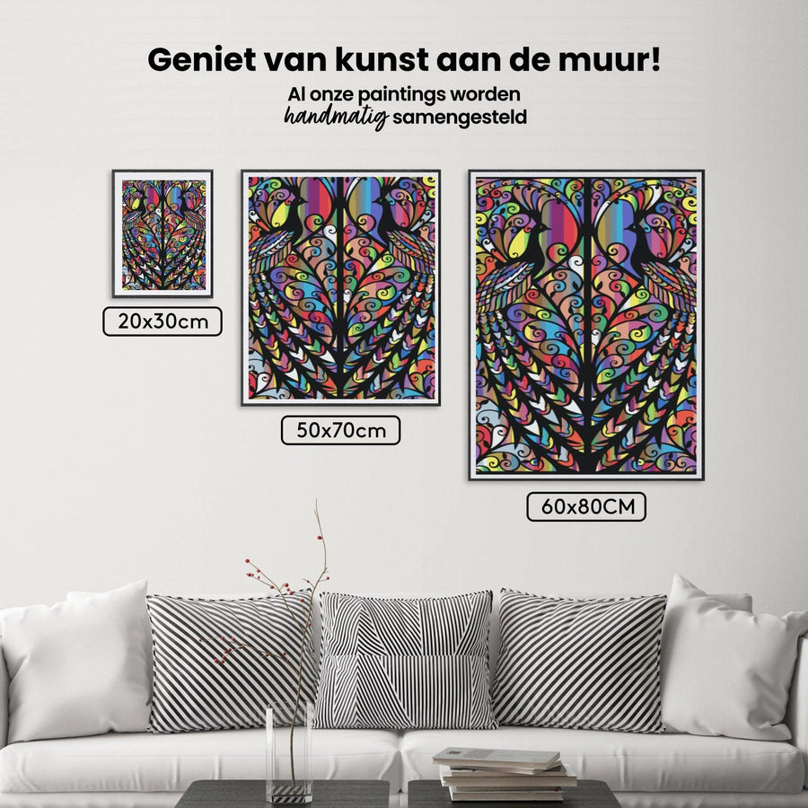 Diamantmalerei - Pfauenfenster - SEOS Shop ®