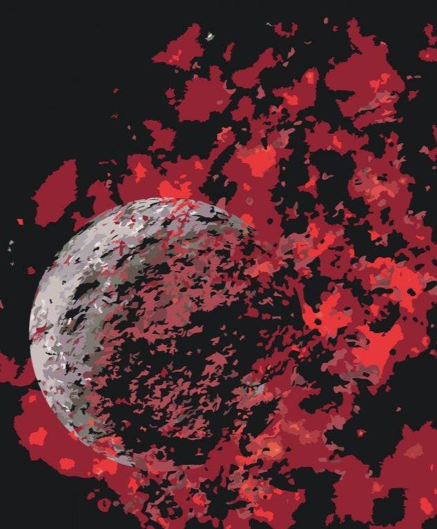 Diamantmalerei - Planetenexplosion - SEOS Shop ®